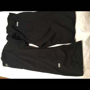 Greys anatomy black scrub set